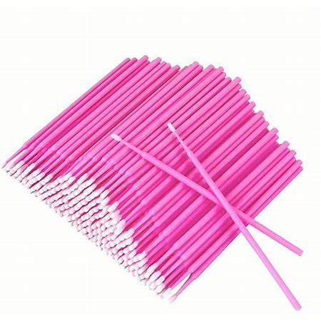 Micro Cotton Swab Brushes for Eyelash Extensions