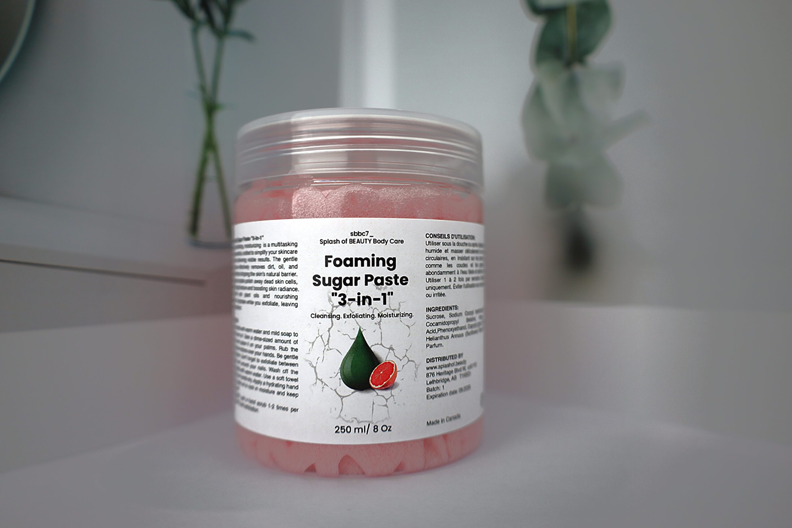 Foaming Sugar Paste "3 in 1" 250 ml